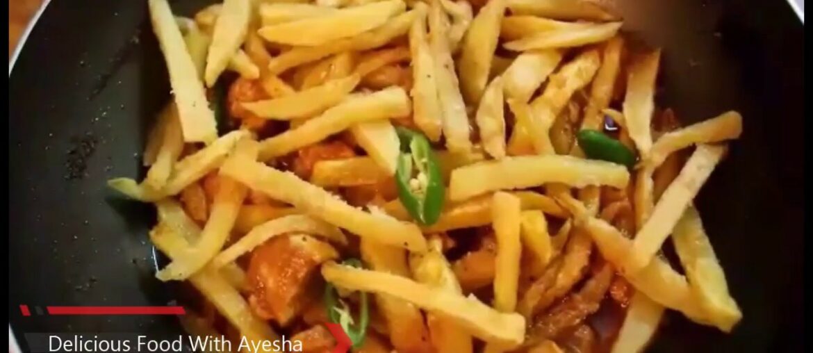 Chicken French Fries karahi | Potato Fries | Chicken karahi Easy to Cook Recipe Chicken French Fries karahi | Potato Fries | Chicken karahi Easy to Cook Recipe