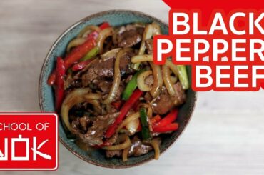 Simple Chinese Black Pepper Beef Stir Fry Recipe | Wok Wednesdays