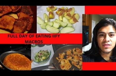 IIFYM FULL DAY OF EATING FOR BODYBUILDING HEALTHY FRENCH TOAST RECIPE MYFITNESS PAL VLOG 1 MACROS