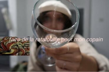 making ratatouille for my boyfriend in french B)