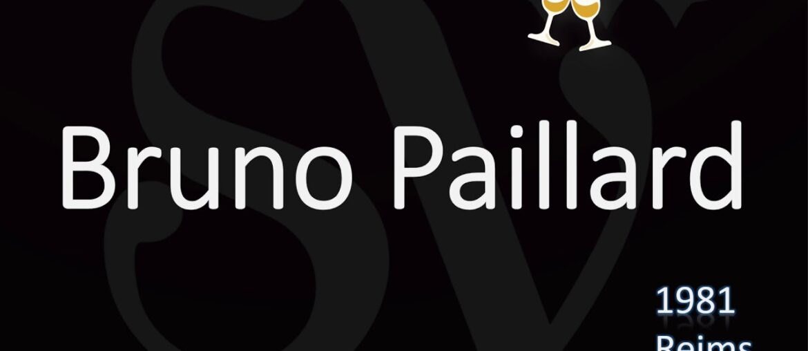 How to Pronounce Bruno Paillard? french Champagne Wine Pronunciation