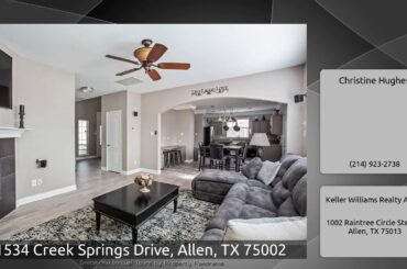 1534 Creek Springs Drive, Allen, TX 75002