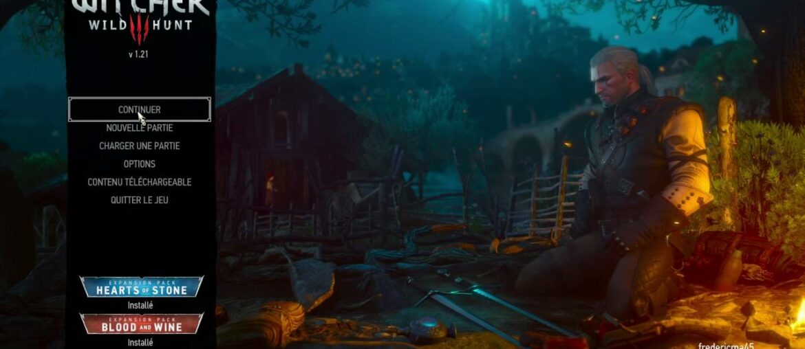 The Witcher 3: Blood and Wine: Menu soundtrack French / Français