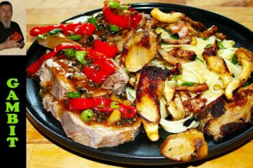 Ox Tongue in Cider Sauce | French Bistro Recipe
