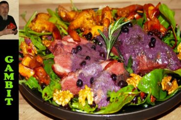 Duck Breast  in Blueberries Sauce | French Bistro Recipe