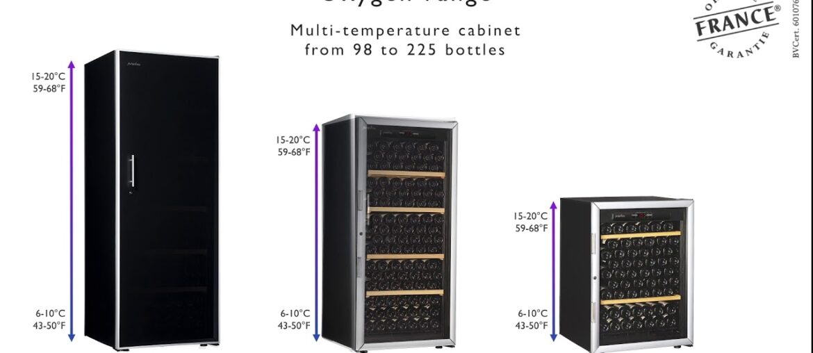 ArteVino Oxygen – A maturing or serving wine cabinets range – 3 sizes ArteVino Oxygen - A maturing or serving wine cabinets range - 3 sizes