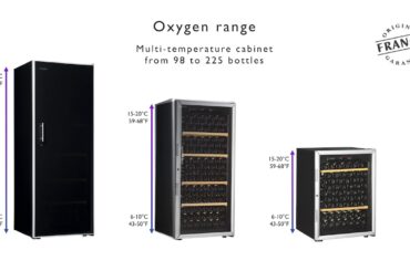 ArteVino Oxygen - A maturing or serving wine cabinets range - 3 sizes