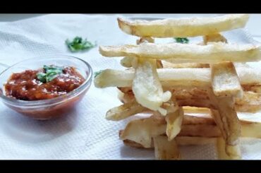फ्रेंच फ्राइस रेसिपी - Crispy, Crunchy and Perfect French Fries Recipe by Dawat Cooking