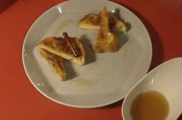 Rabanadas de Forno em Calda de Vinho do Porto - Oven French Toast in Port Wine Syrup