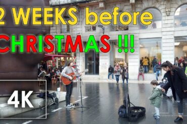 4k walk video Bordeaux France 🇫🇷 - 2 weeks before Christmas - Osmo pocket