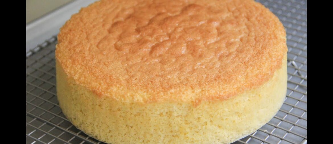 Sponge Cake Recipe - Japanese Cooking 101