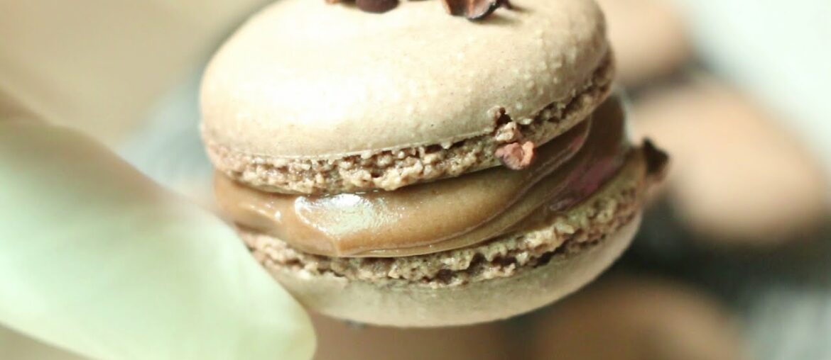 누텔라 마카롱 만들기 (nutella macaron filling, french macaron recipe) 프렌치 마카롱,ヌテラ マカロン