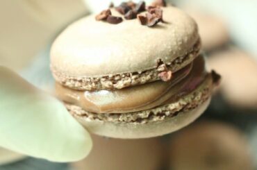 누텔라 마카롱 만들기 (nutella macaron filling, french macaron recipe) 프렌치 마카롱,ヌテラ マカロン