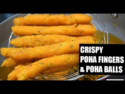 Crispy Poha Fingers | Avalaki French Friesy | Crispy Poha Balls | Poha Startes recipe Crispy Poha Fingers | Avalaki French Friesy | Crispy Poha Balls | Poha Startes recipe