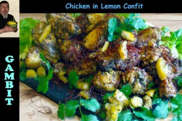 Chicken in Sweet lemon confit | French Bistro Recipe