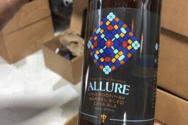 Alaro Bottling | Allure, Chardonnay Barrel Aged Brut Blonde Ale