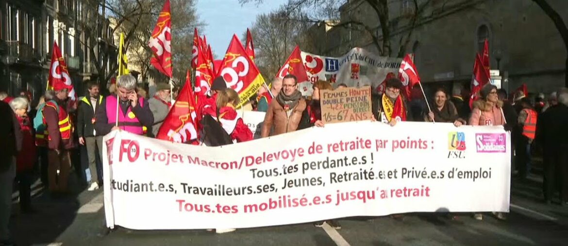 Pension reform: start of demonstration in Bordeaux | AFP