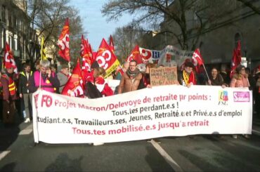 Pension reform: start of demonstration in Bordeaux | AFP