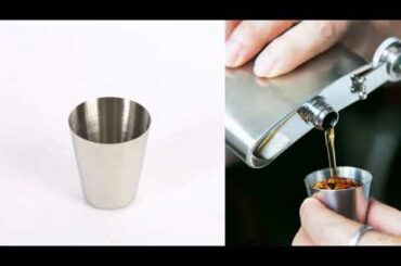 6 Pieces Set 30ml Exquisite Stainless Steel Cups Wine Beer Whiskey Mugs Outdoor Travel Cup