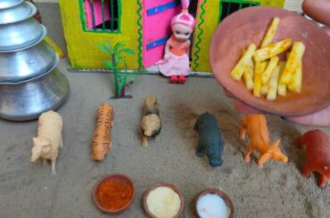 Miniature French Fries | French Fries Recipe | Miniature Cooking | Tiny Food