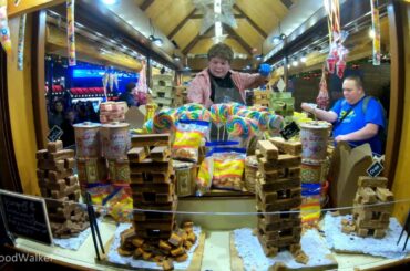 ⁴ᴷ London Leicester Square Christmas Food Market