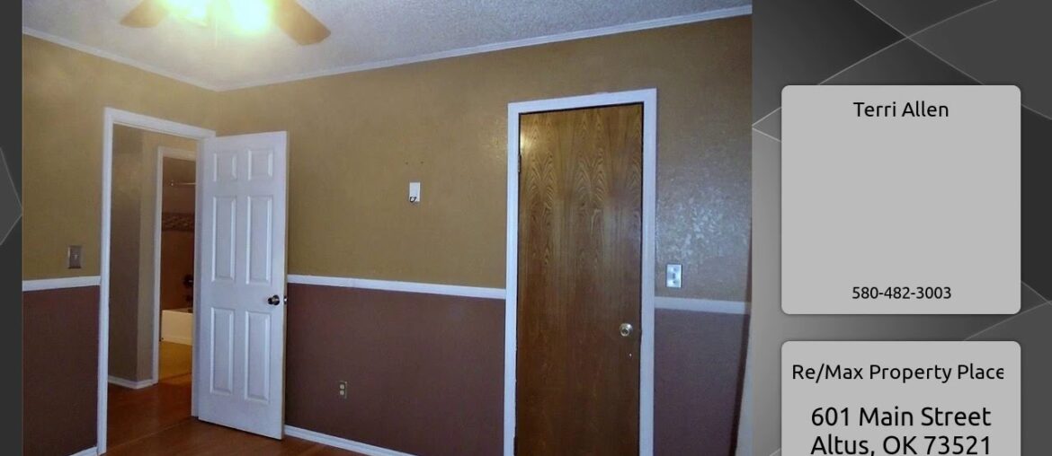 1405 Allyson Circle, Altus, OK 73521 1405 Allyson Circle, Altus, OK 73521