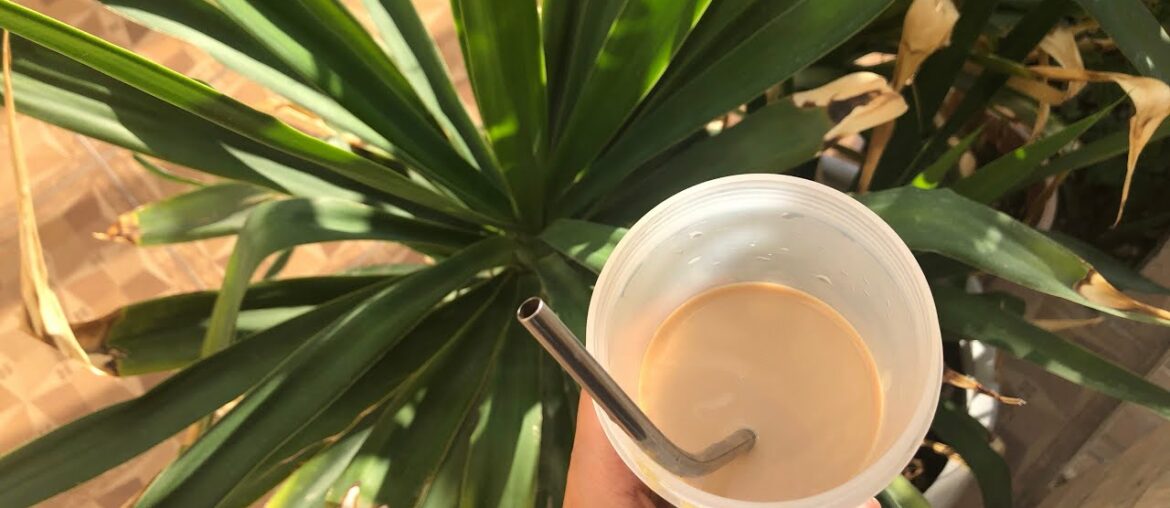 Simple Iced coffee recipe ( French press) آسهل طريقة لإعداد القهوة الباردة