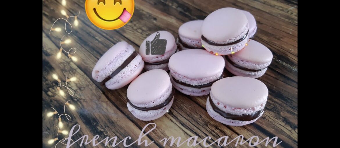طريقة لعمل الماكرون الفرنسي بكل سهولة للمبتدئين   French Macaron Recipe