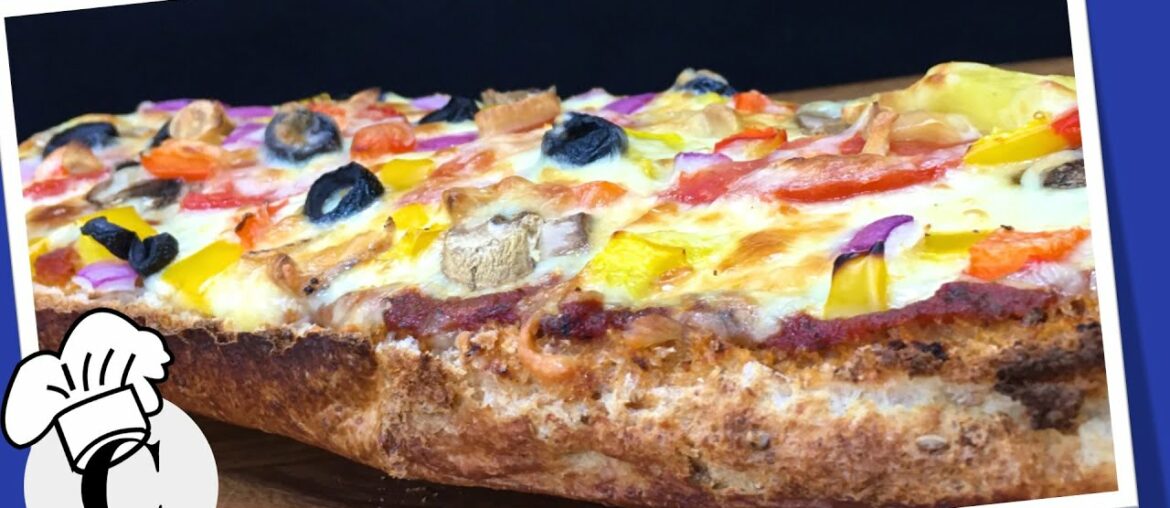 How to Make French Bread Pizza! An Easy, Healthy Recipe!