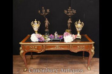 Antique Bureau Plat Desk   French Empire 1930 - Canonbury Antiques