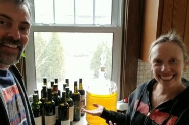 Bottling our "Cliffjumper Red 2019"