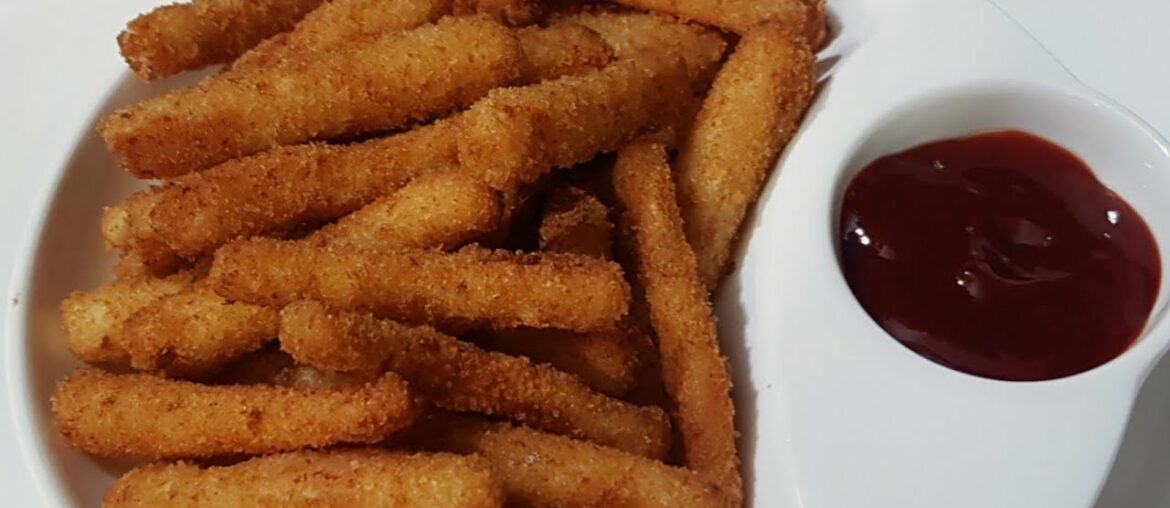 ब्रेड के फ्रेंच फ्राइज | Crispy Bread Finger Chips |New Recipe Bread ke French Fries