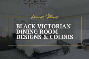 Black Victorian Dining room Designs & Colors 🖌 Decor Ideas