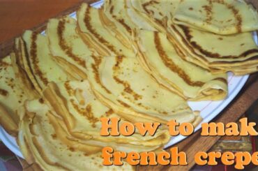 Crêpes - French Pancakes Recipe - طريقة تحضيركريب سهل و إقتصادي
