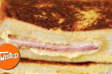Ham And Cheese Stuffed French Toast Recipe | Easy Stuffed French Toast |  Twisted