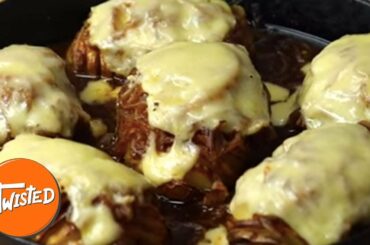 French Onion Hasselback Potatoes Recipe | Twisted