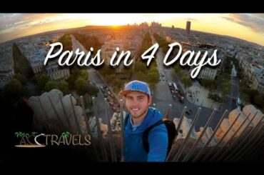 Things you have to do in Paris with only having 4 Days! Paris Travel Vlog 4K