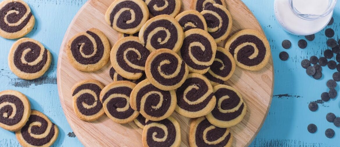 Vanilla Chocolate Swirl Cookies Recipe Vanilla Chocolate Swirl Cookies Recipe