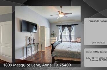 1809 Mesquite Lane, Anna, TX 75409