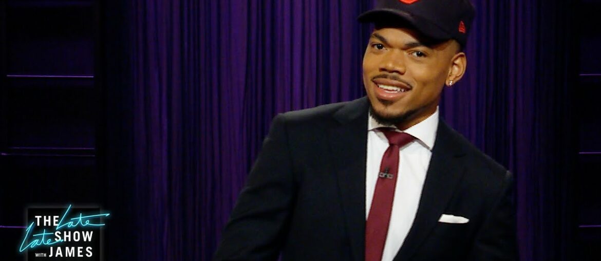 Chance The Rapper Brings a British Accent to Late Late Chance The Rapper Brings a British Accent to Late Late
