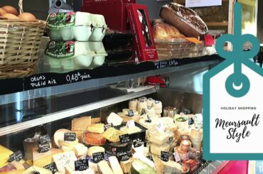 Holiday Shopping in Meursault, Burgundy, France