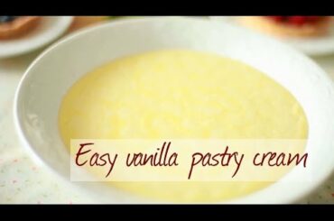Vanilla pastry cream recipe video