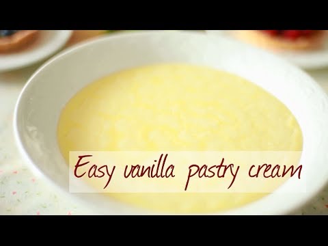 Vanilla pastry cream recipe video Vanilla pastry cream recipe video