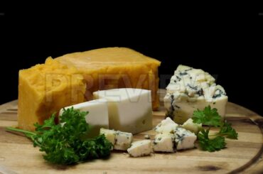 French Cheese Platter Stock Video