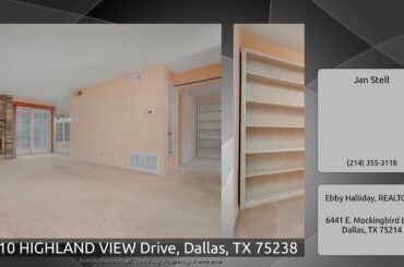 9610 HIGHLAND VIEW Drive, Dallas, TX 75238