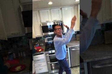 Happy Egyptian french Morning Breakfast, Scrambled Eggs with French Music  and Dark Horseradish.