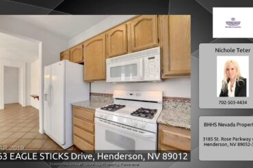 2163 EAGLE STICKS Drive, Henderson, NV 89012