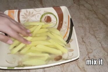 French fries  - Homemade crispy fries recipe- Restaurant style french fries