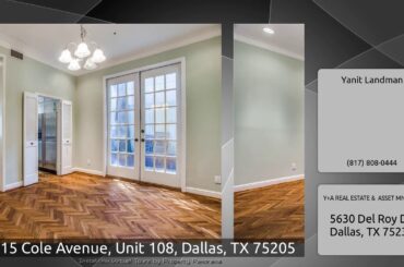 4315 Cole Avenue, Unit 108, Dallas, TX 75205