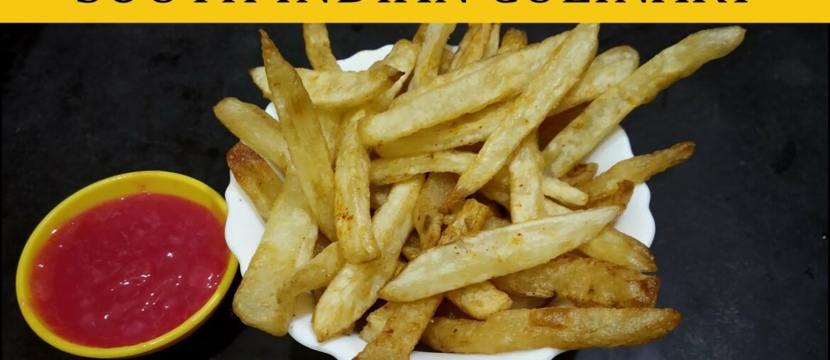 French fries in Tamil | Crispy french fry recipes | Homemade french fries in Tamil